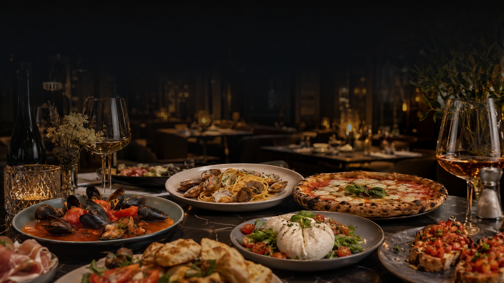 Pizza napoletană autentică, paste proaspete, preparate zilnic